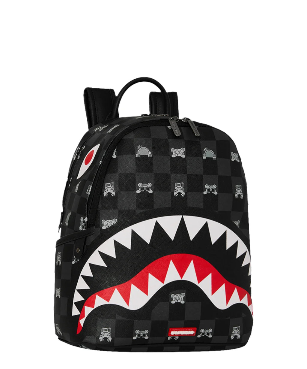 Sprayground zaino GRAY PEEKING CHECK SAVAGE 8908