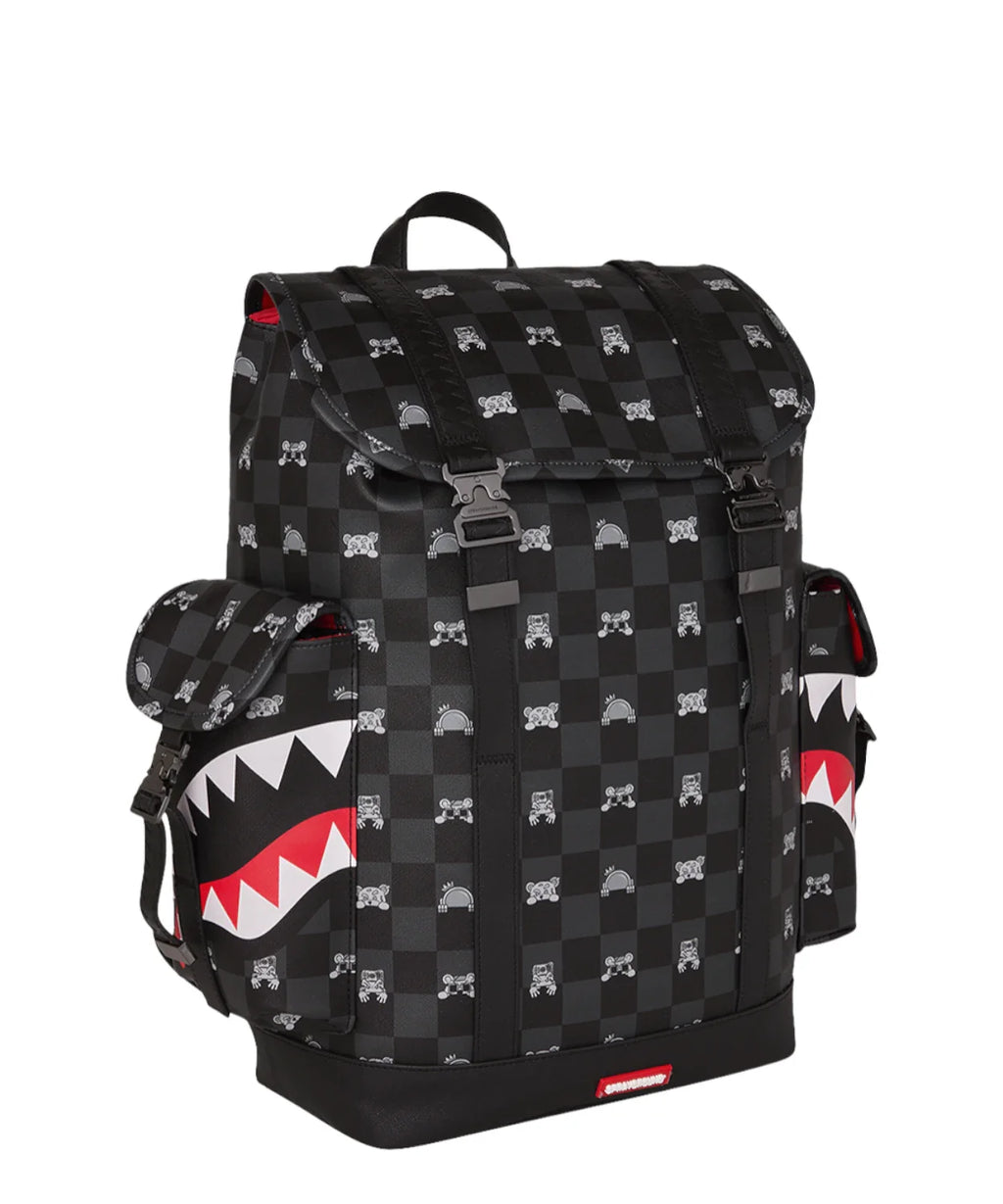 Sprayground zaino GRAY PEEKING MONTE CARLO 910B8909