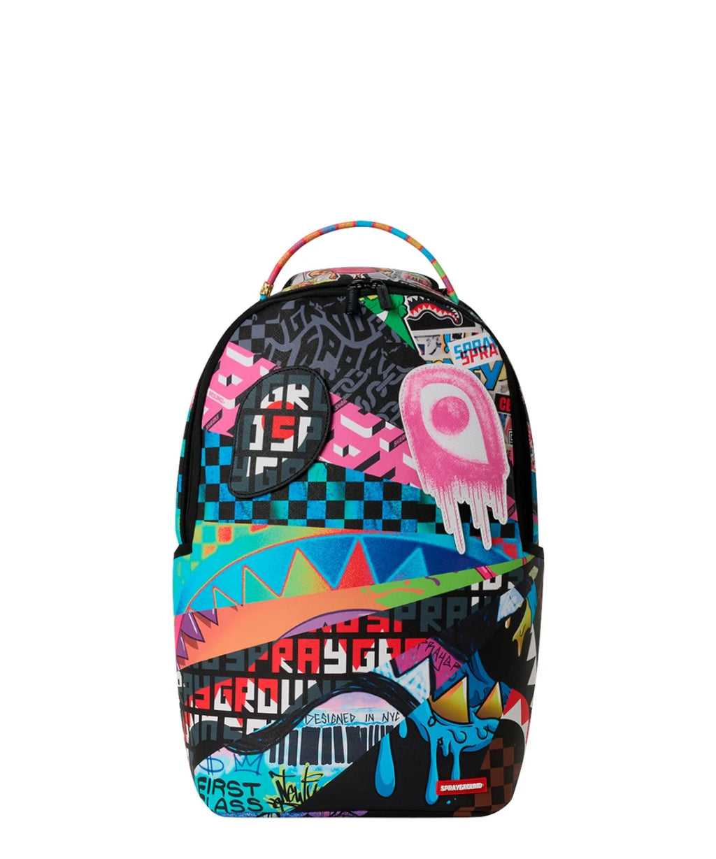 Sprayground zaino REMOVABLE EYES SUNBURST B9281