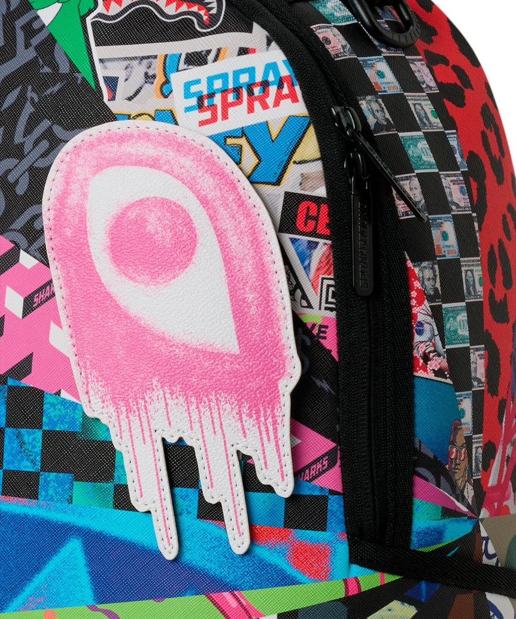 Sprayground zaino REMOVABLE EYES SUNBURST B9281