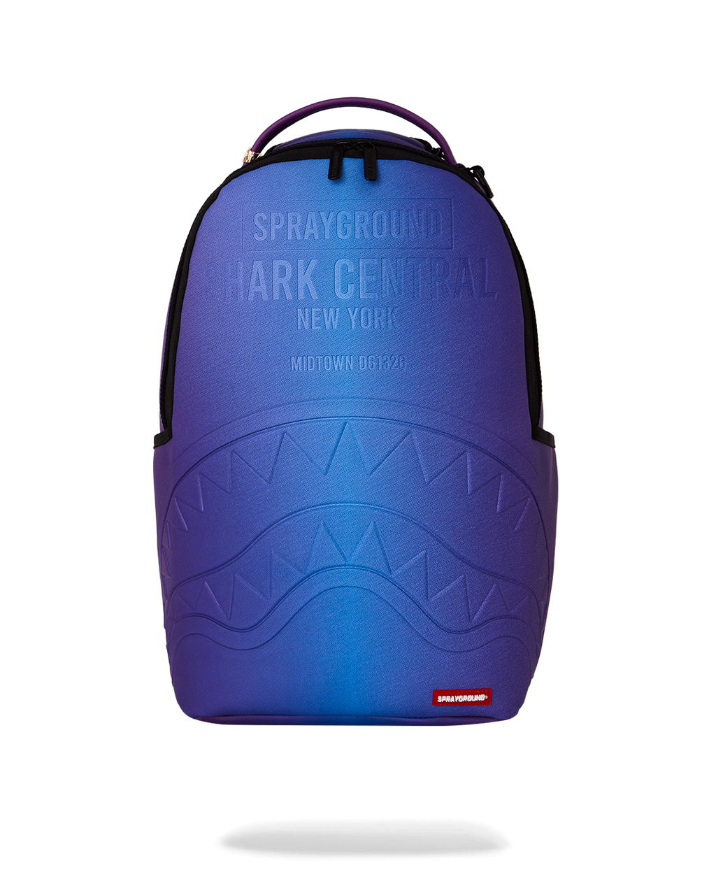 Sprayground zaino SHARK CENTRAL EMBOSSED DUSK NYLON 9627