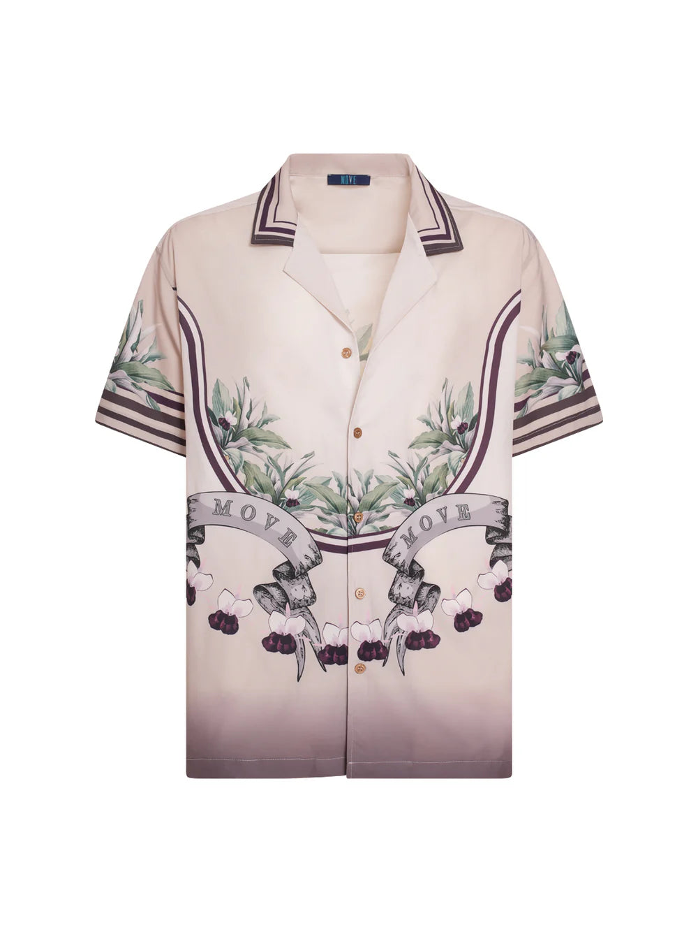 Move uomo camicia bowling Stampata PRINT 25 Angel