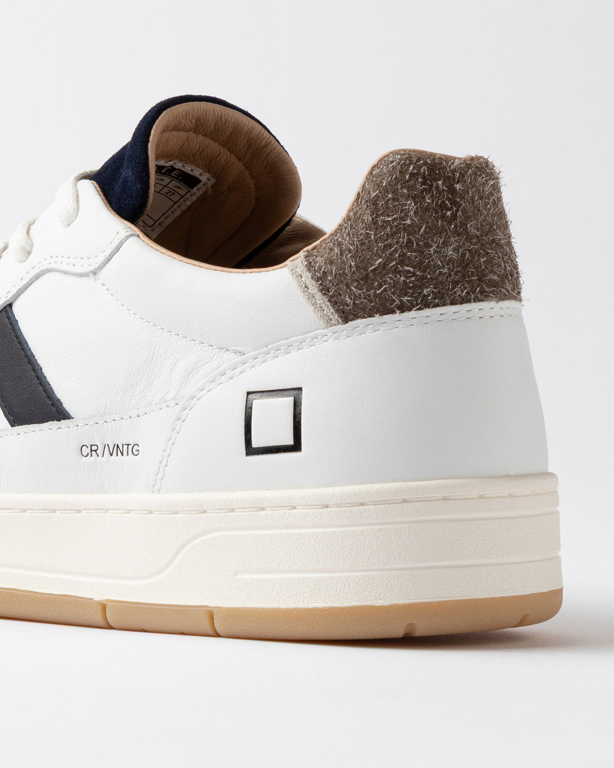 d.a.t.e. scarpa COURT 2.0 VINTAGE WHITE-BROWN