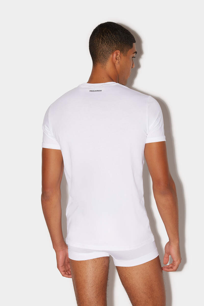 Dsquared Uomo T-shirt Basic Bianco DCX200030