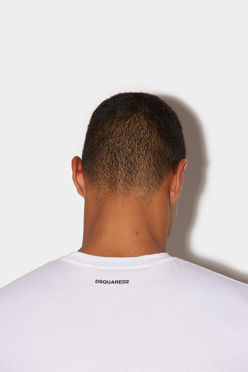 Dsquared Uomo T-shirt Basic Bianco DCX200030