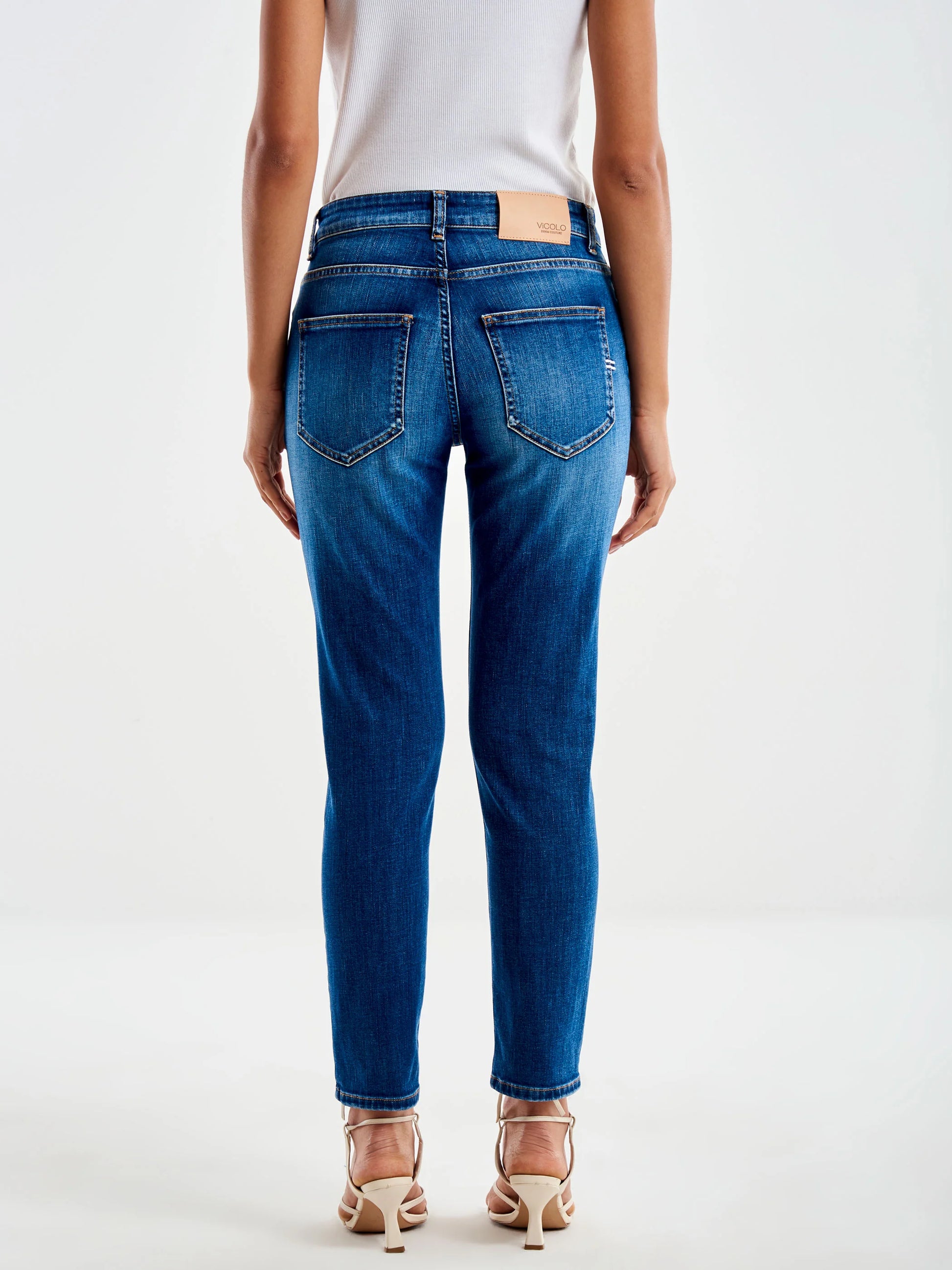 Vicolo donna jeans DD5085 Denim Blu