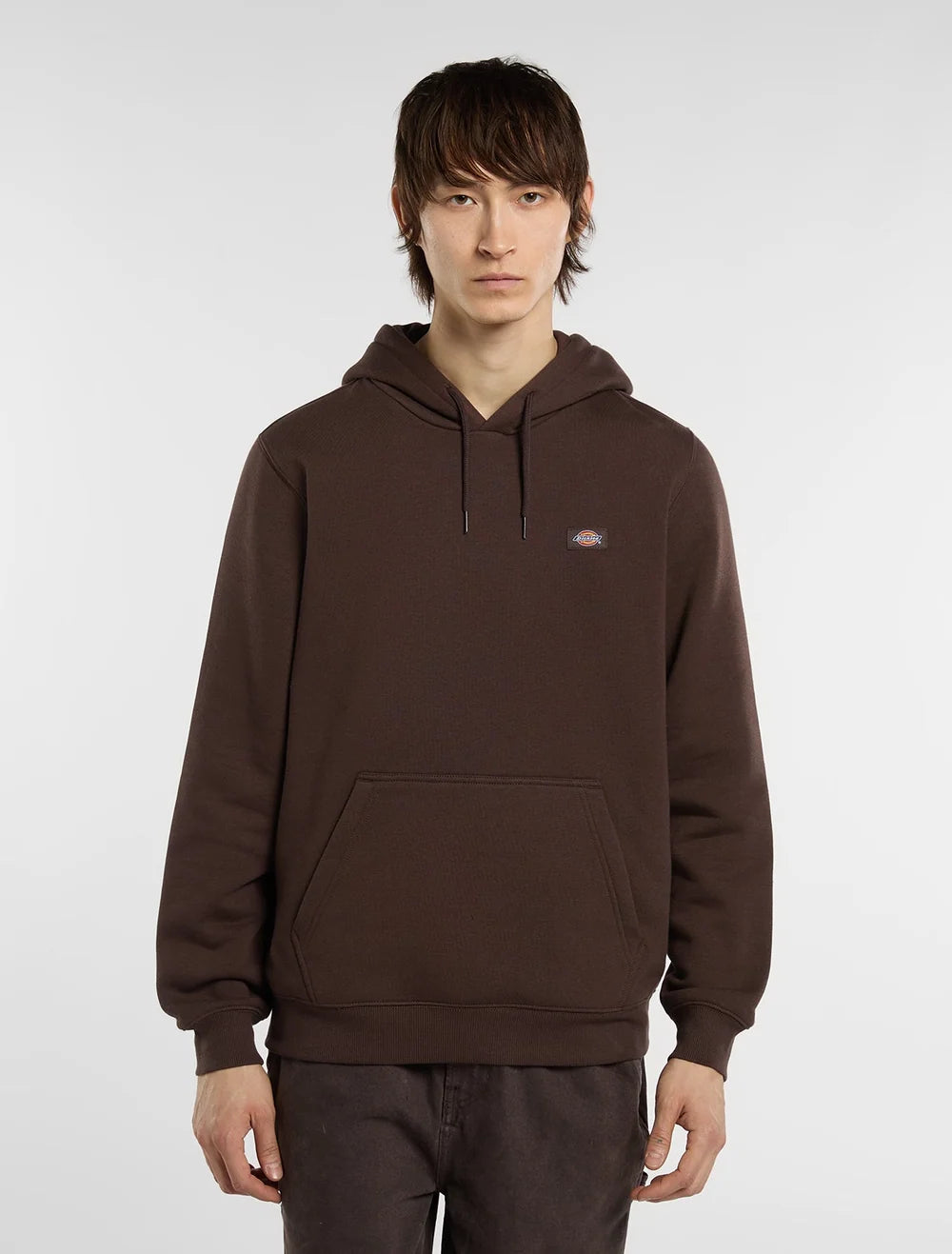 dickies felpa OAKPORT HOODIE CHOCOLATE BROWN