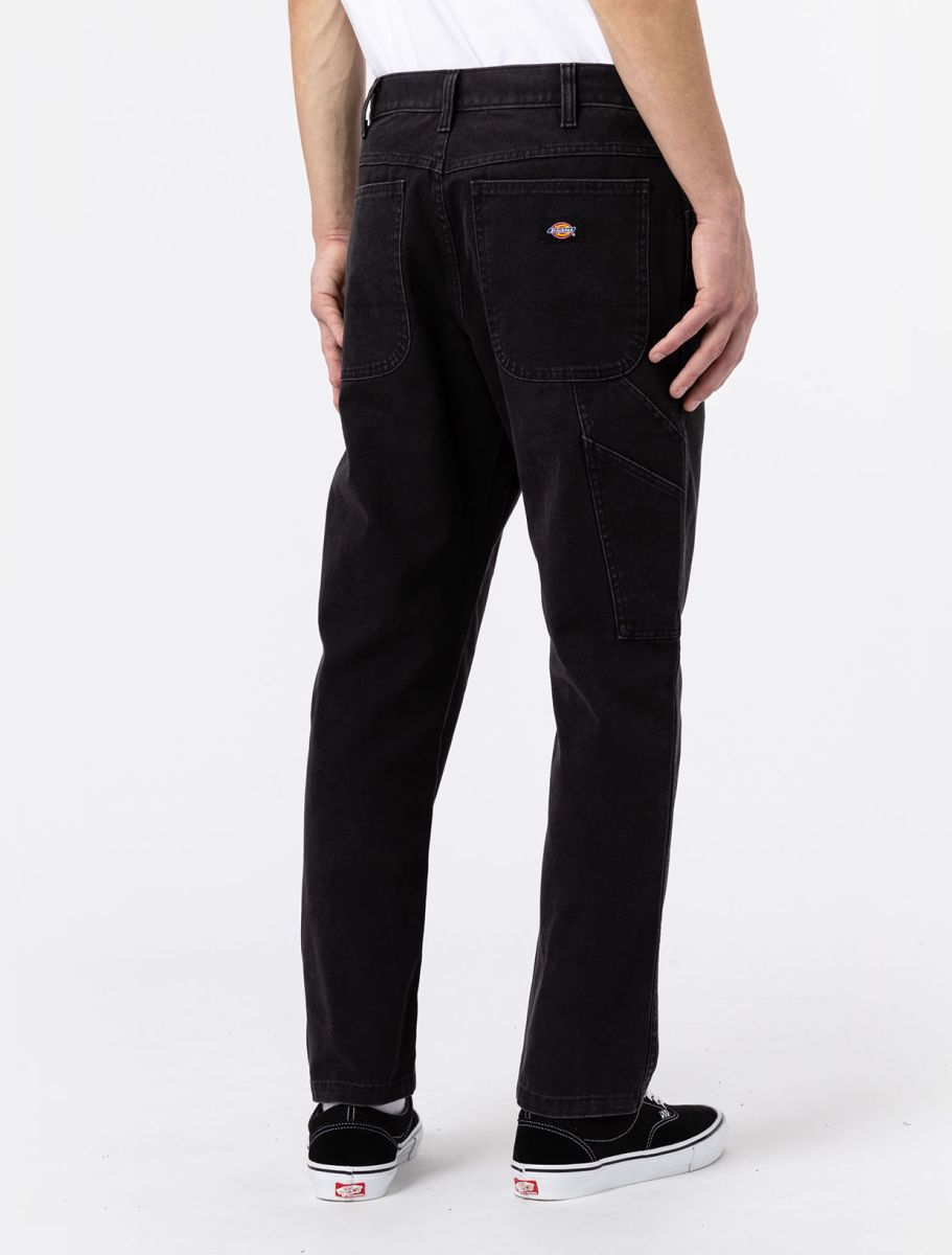 dickies uomo pantalone duck carpenter stone w.black