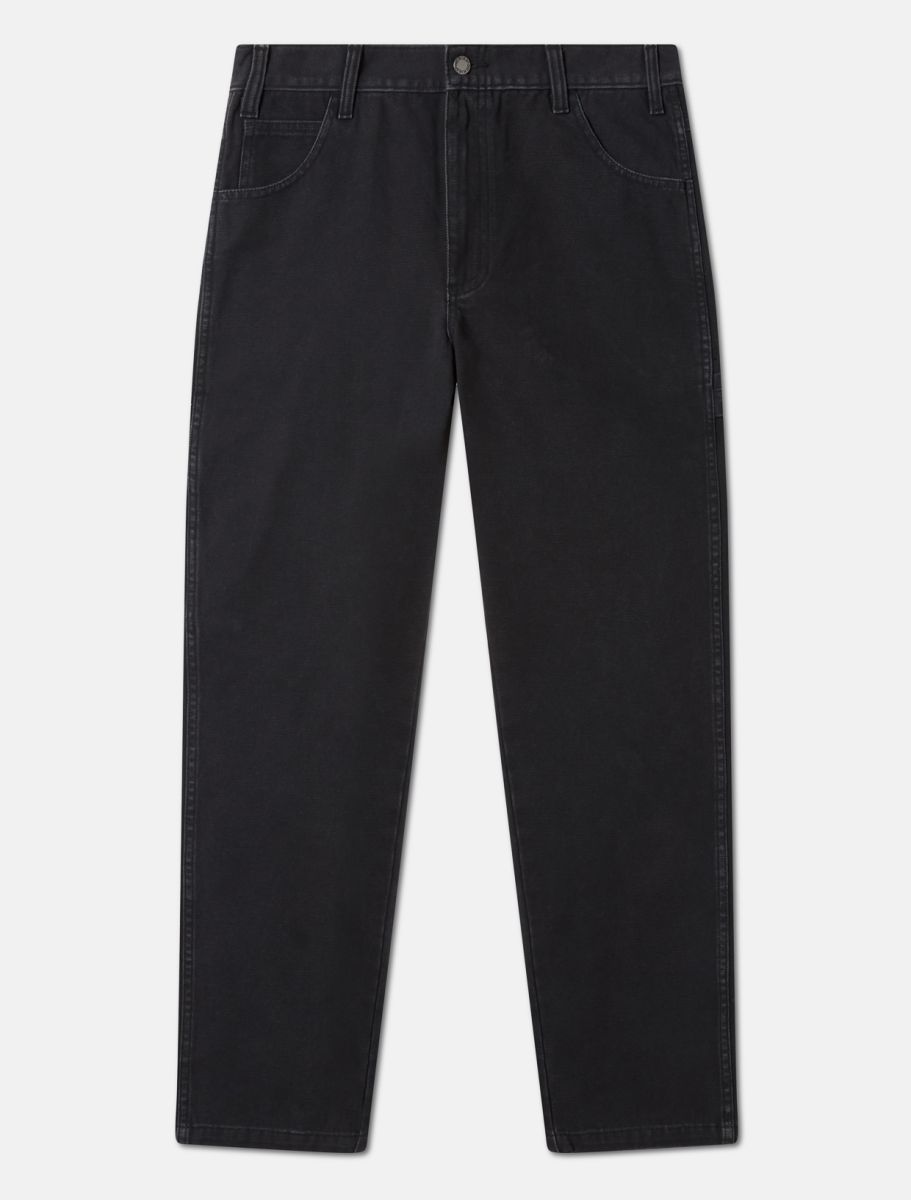 dickies uomo pantalone duck carpenter stone w.black