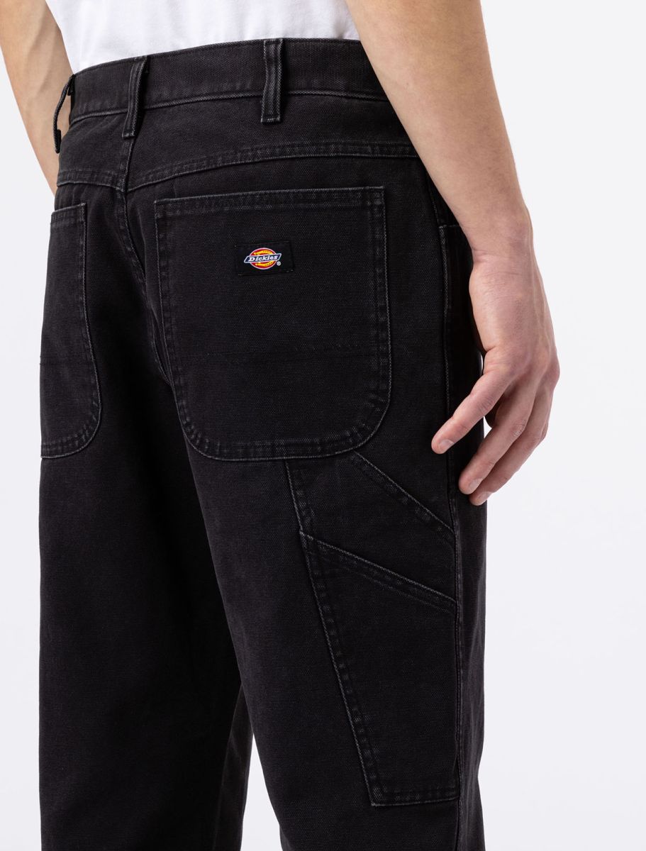 dickies uomo pantalone duck carpenter stone w.black