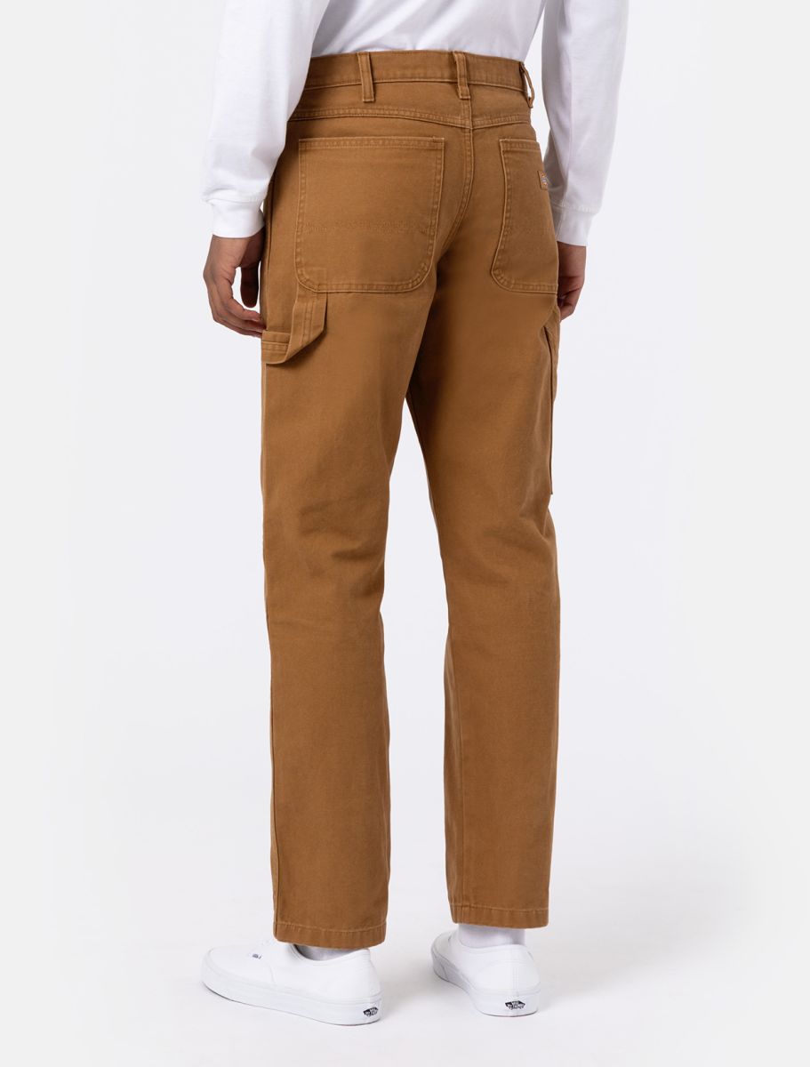 dickies uomo pantalone duck carpenter stone w.brown