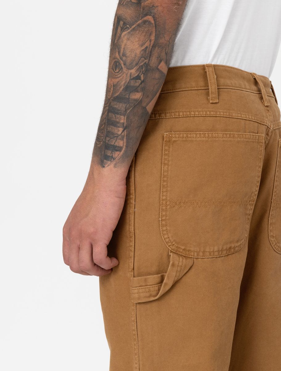 dickies uomo pantalone duck carpenter stone w.brown