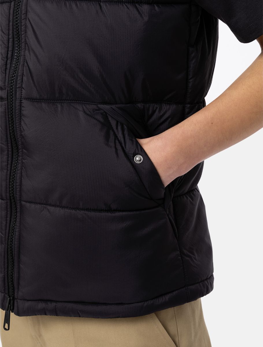 dickies uomo smanicato waldenburg vest black