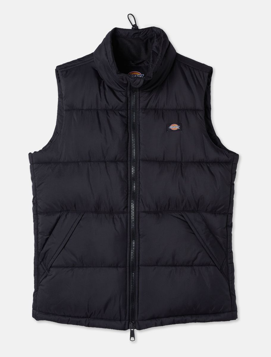 dickies uomo smanicato waldenburg vest black