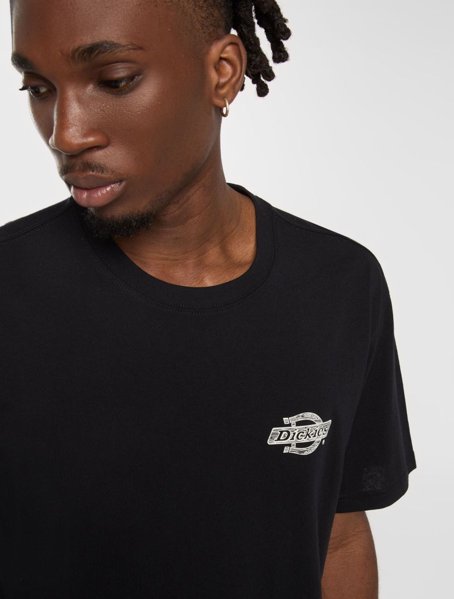 Dickies uomo t-shirt Wood Logo DK0A4ZATBLK1