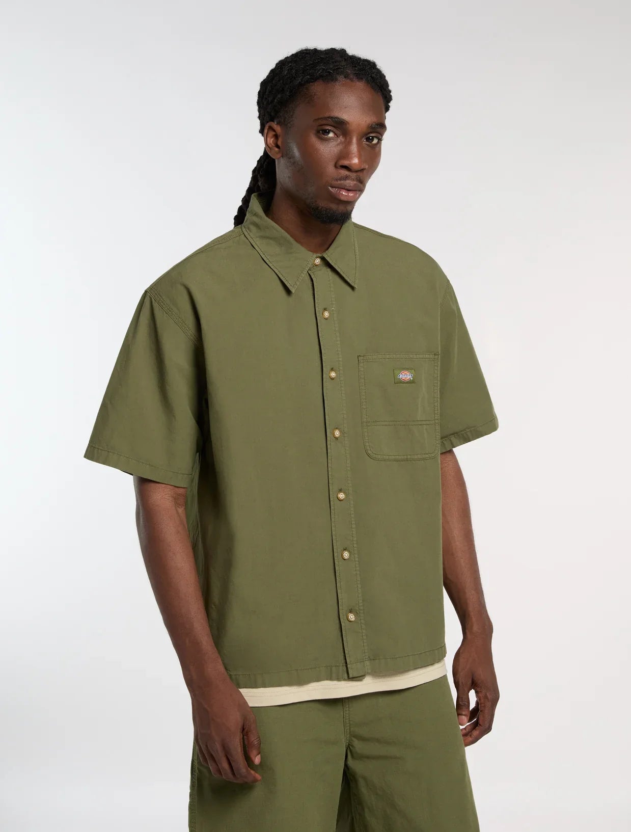 Dickies uomo camicia VERNAL CYPRESS DK0A88O8K721
