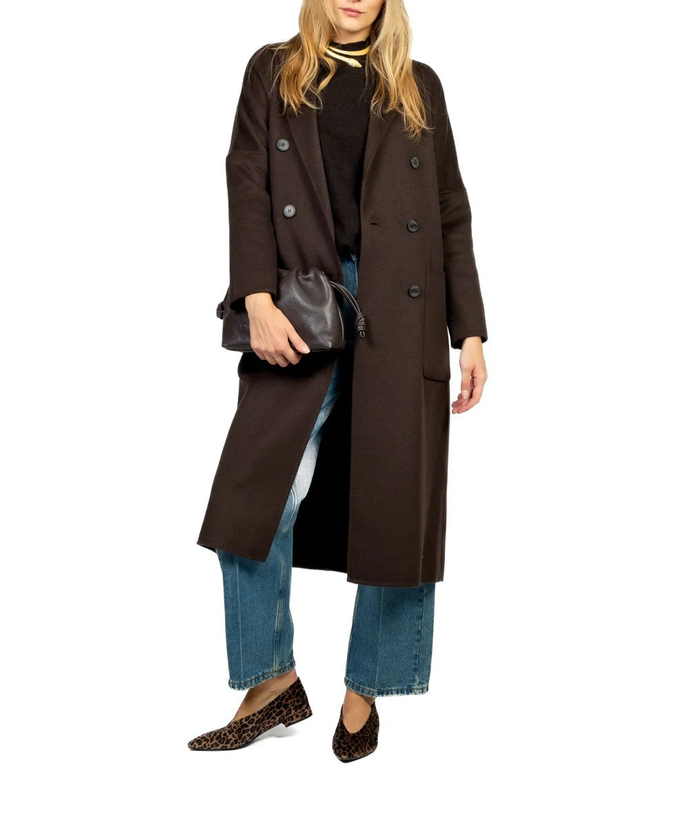 Vicolo donna cappotto TF0001 FONDENTE