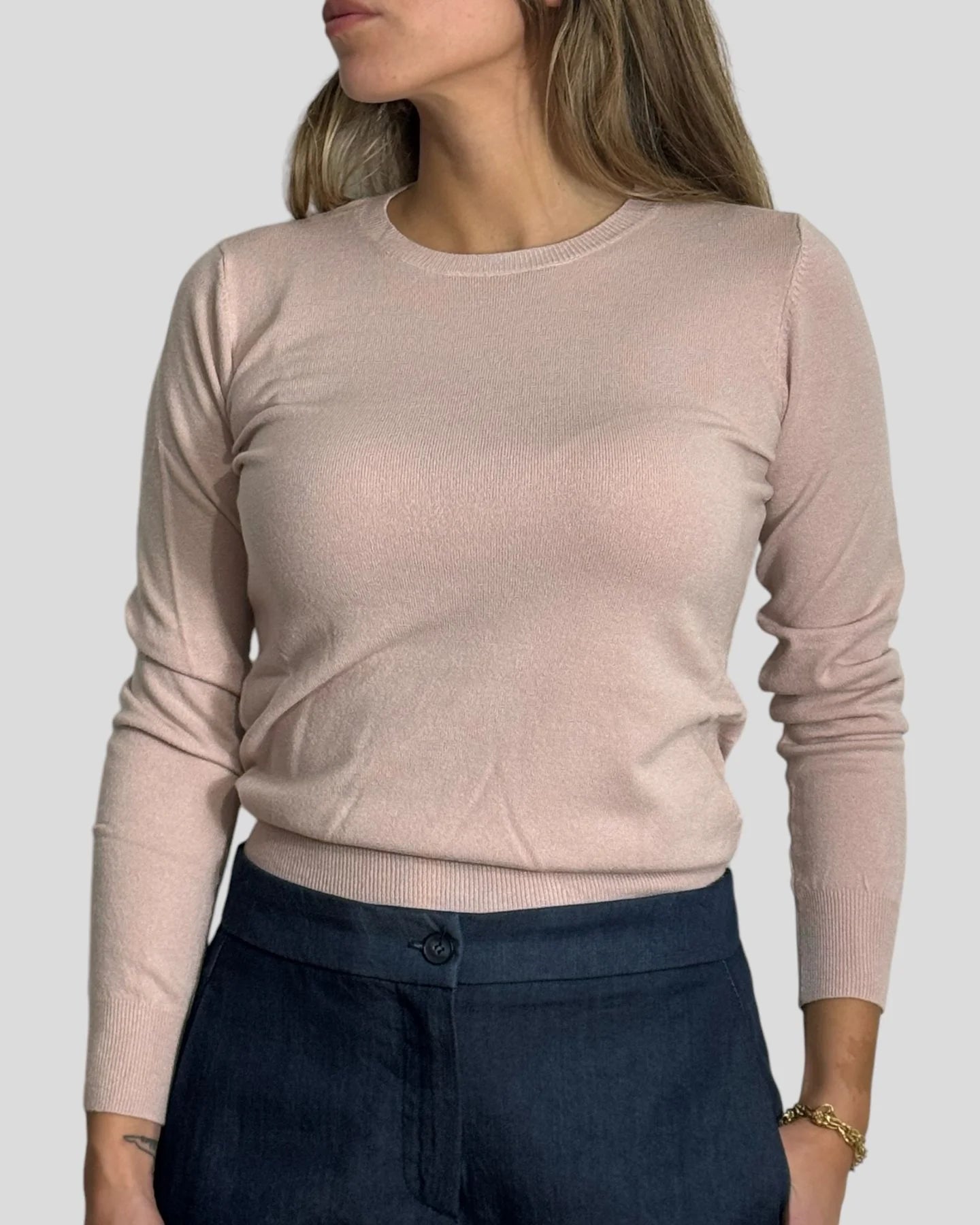 Vicolo donna maglia 22057S Cipria