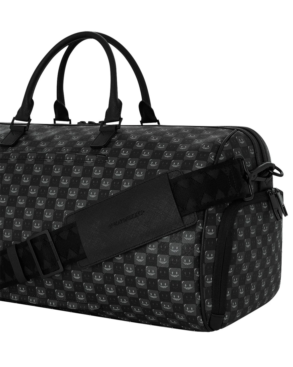 Sprayground borsa SIP WTF BUBBLY BLACK CHECK DUFFLE D9312