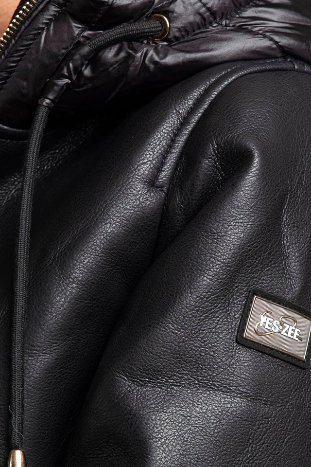 Yes Zee donna giubbino Pu Leather J018GB00 0801