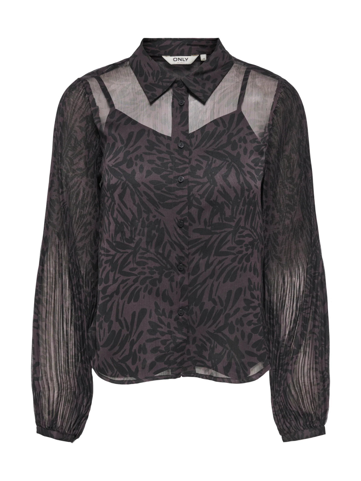 Only camicia STAR PENINNA 15384283 CHOCOLATE