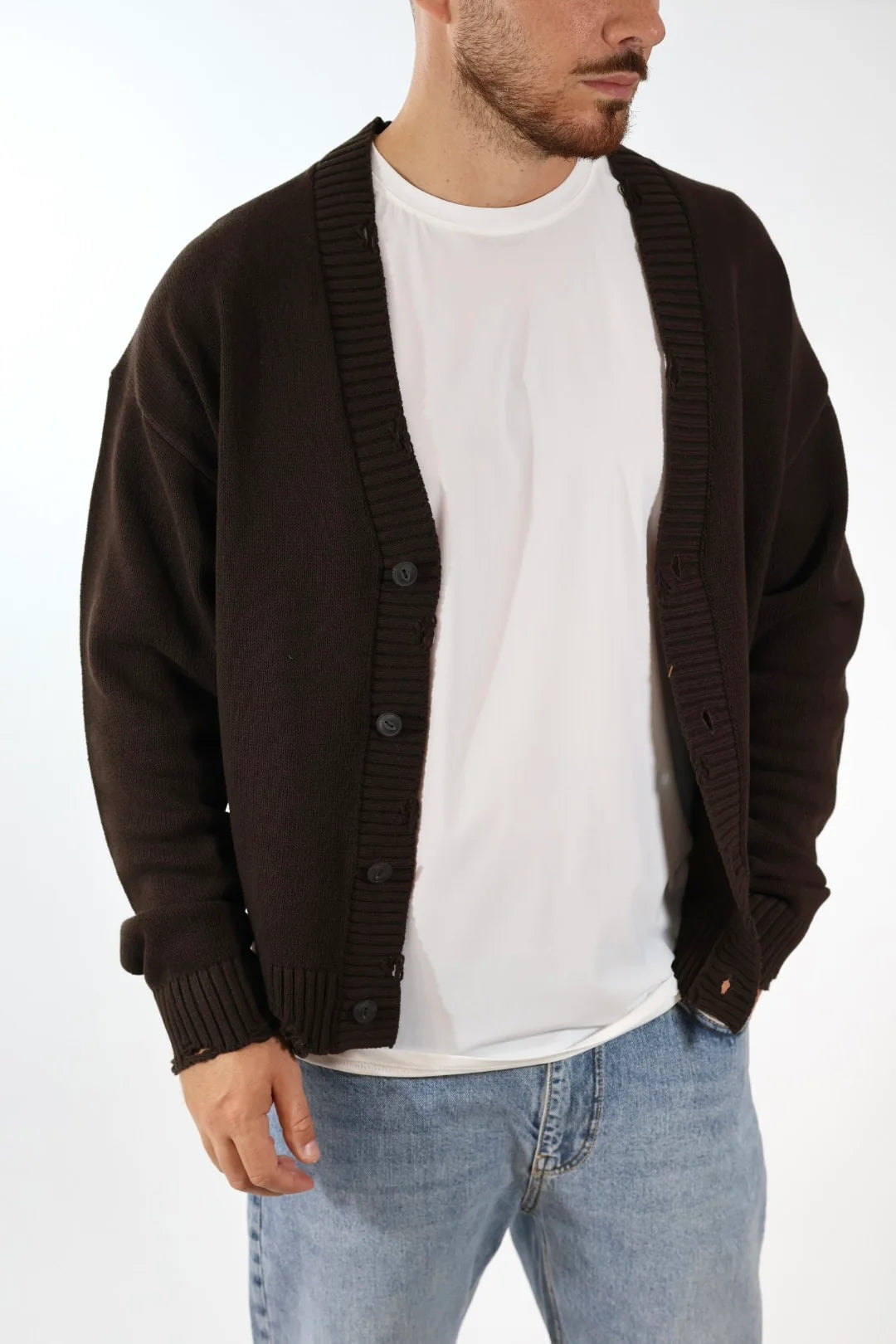 Only&Sons cardigan TUNE DS CROP 22039814 Coffee