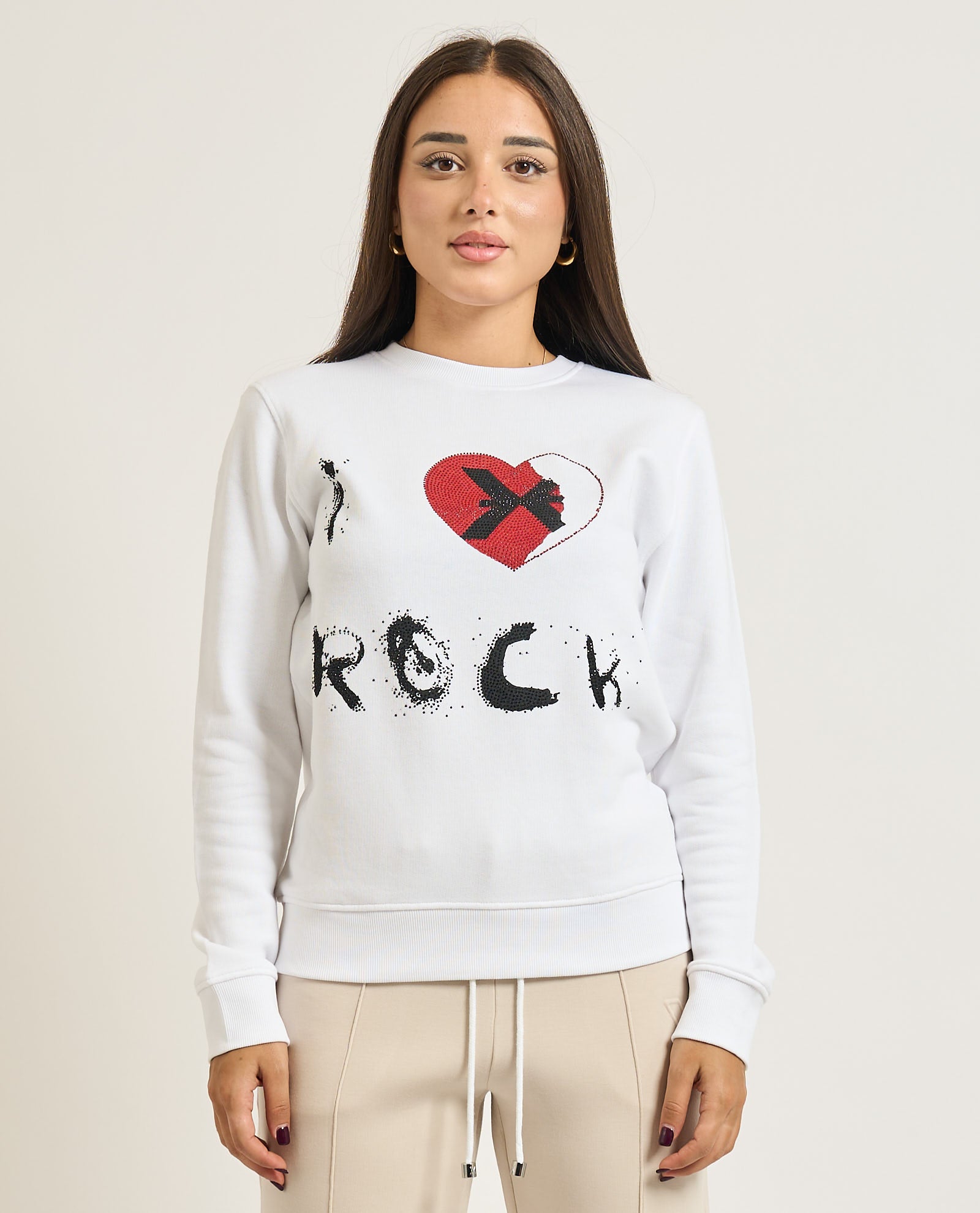 Richmond donna felpa faram UWA25284FEMTL White