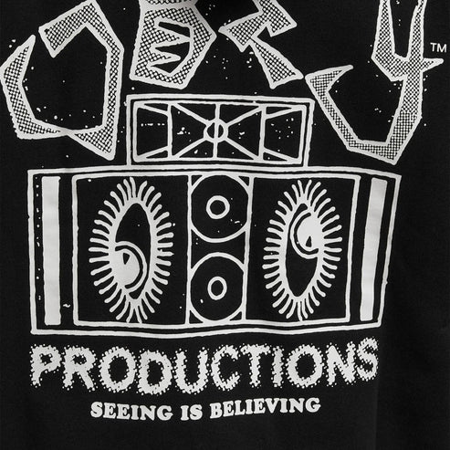 Obey uomo felpa Productions Extra 22MC0001576 Black