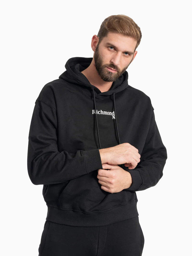 Richmond uomo felpa Kaniasso UMA25186FEBCL Black