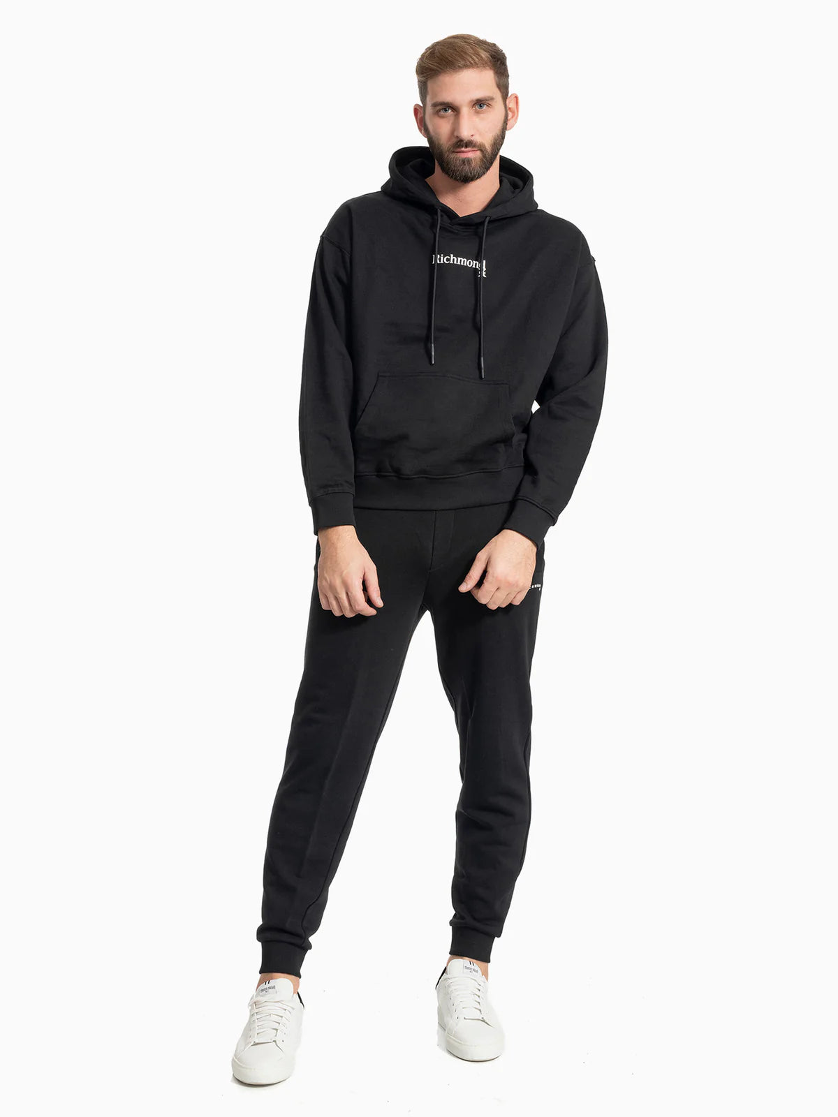 Richmond uomo felpa Kaniasso UMA25186FEBCL Black
