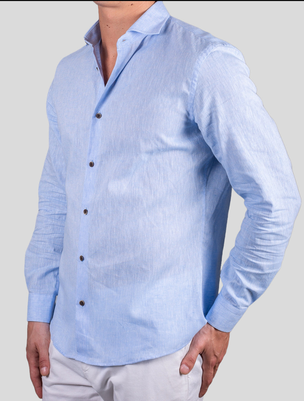 Gold Rush uomo camicia Collo Francese 56008