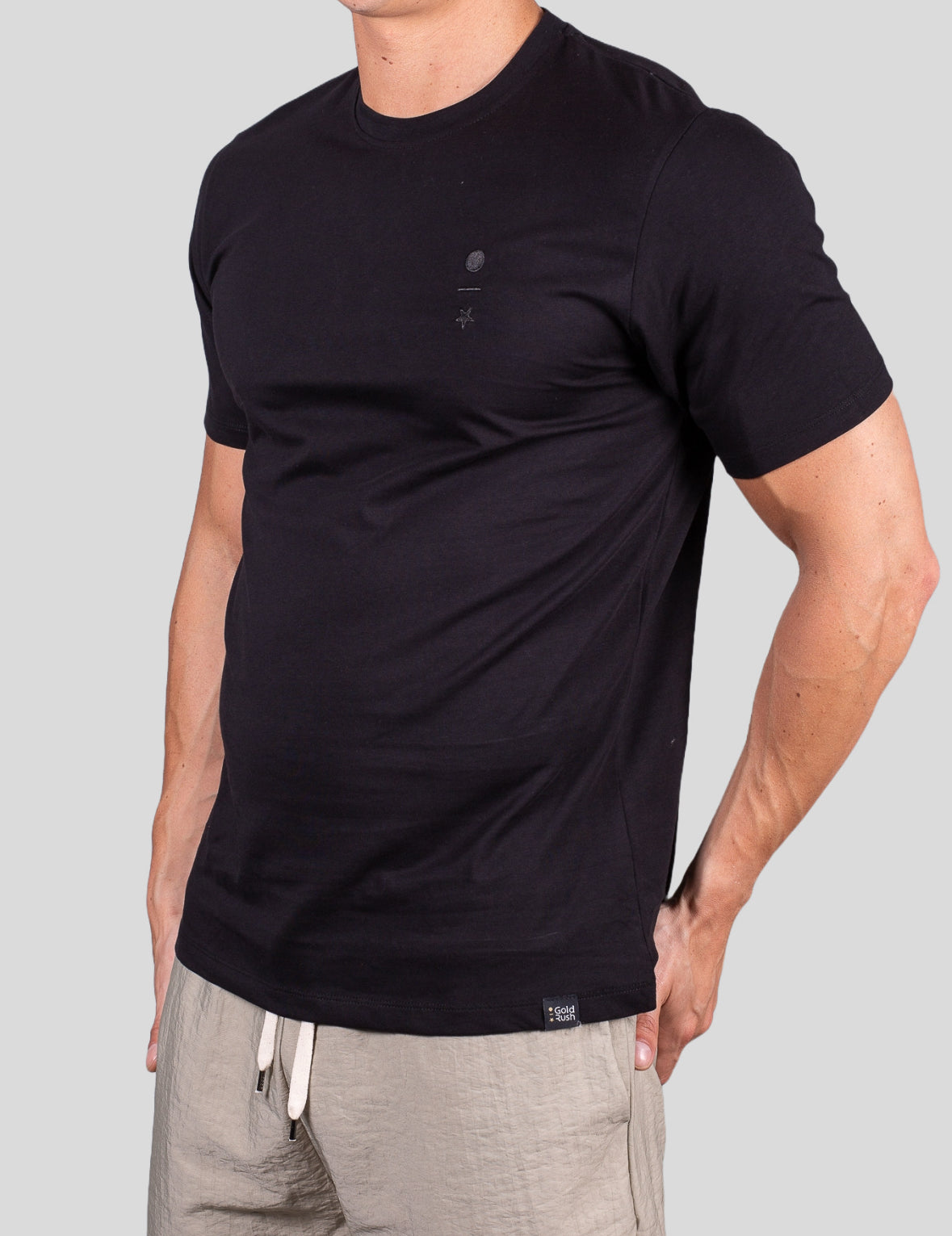 Gold Rush uomo t-shirt M1ESS37 Nero