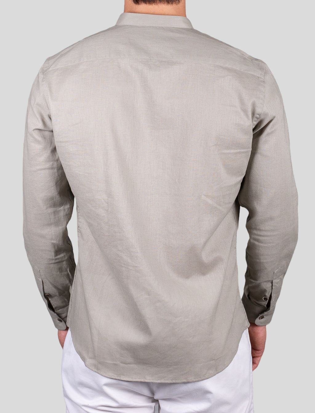 Gold Rush uomo camicia lino corea seul Salvia