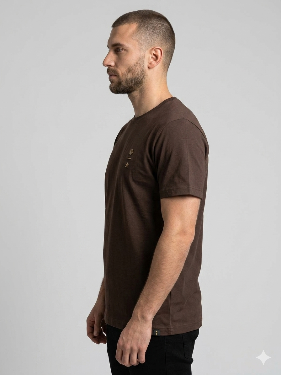 Gold Rush uomo t-shirt Ricamo M1ESS37