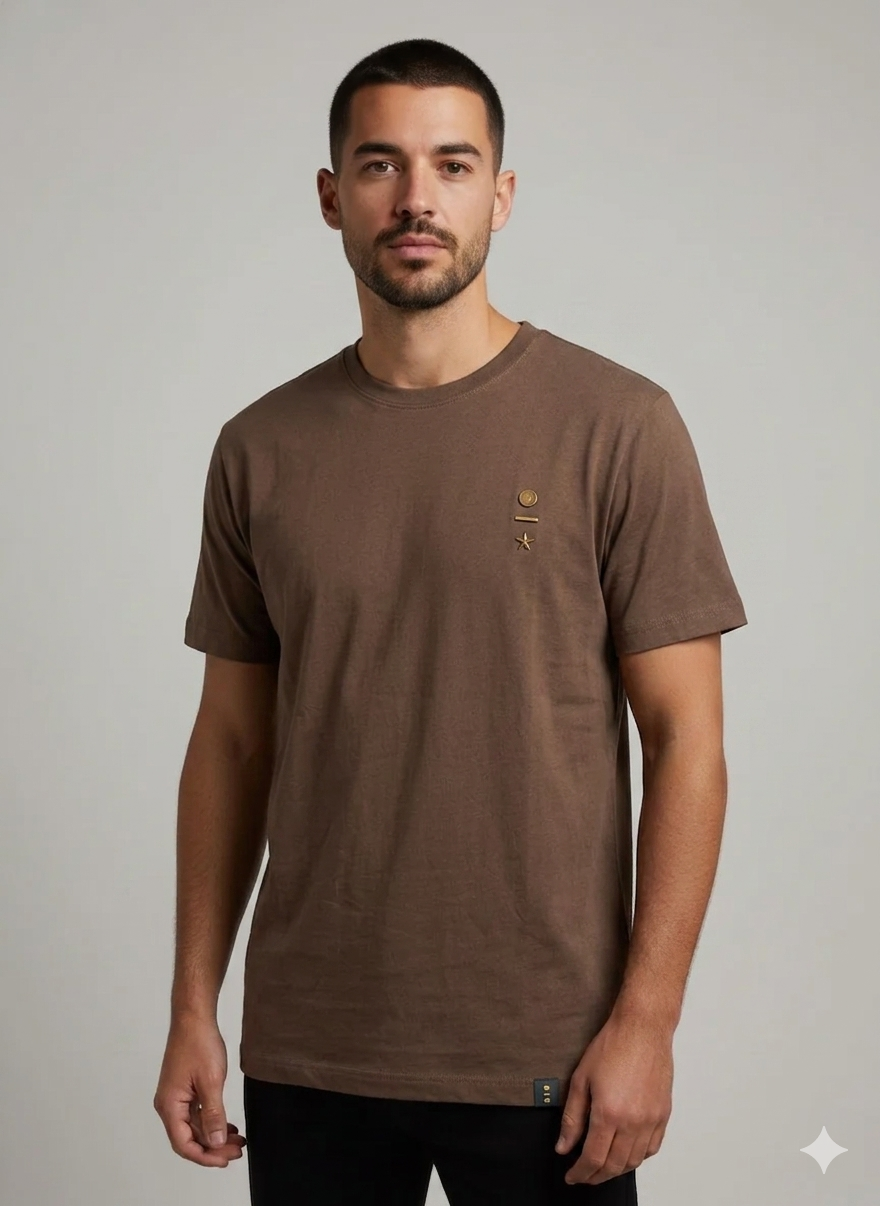 Gold Rush uomo t-shirt Ricamo M1ESS37