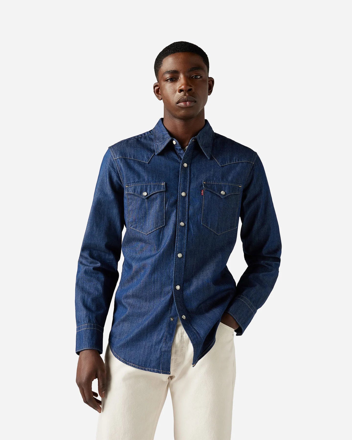 Levi's uomo camicia Barstow Western 85744-0000