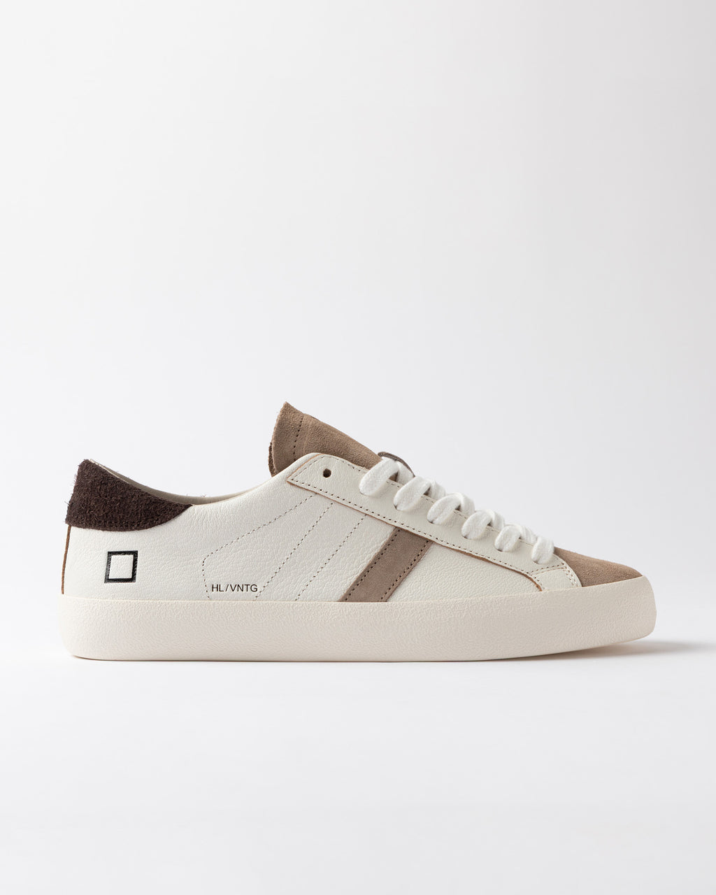 d.a.t.e. scarpa HILL LOW VINTAGE WHITE-BROWN