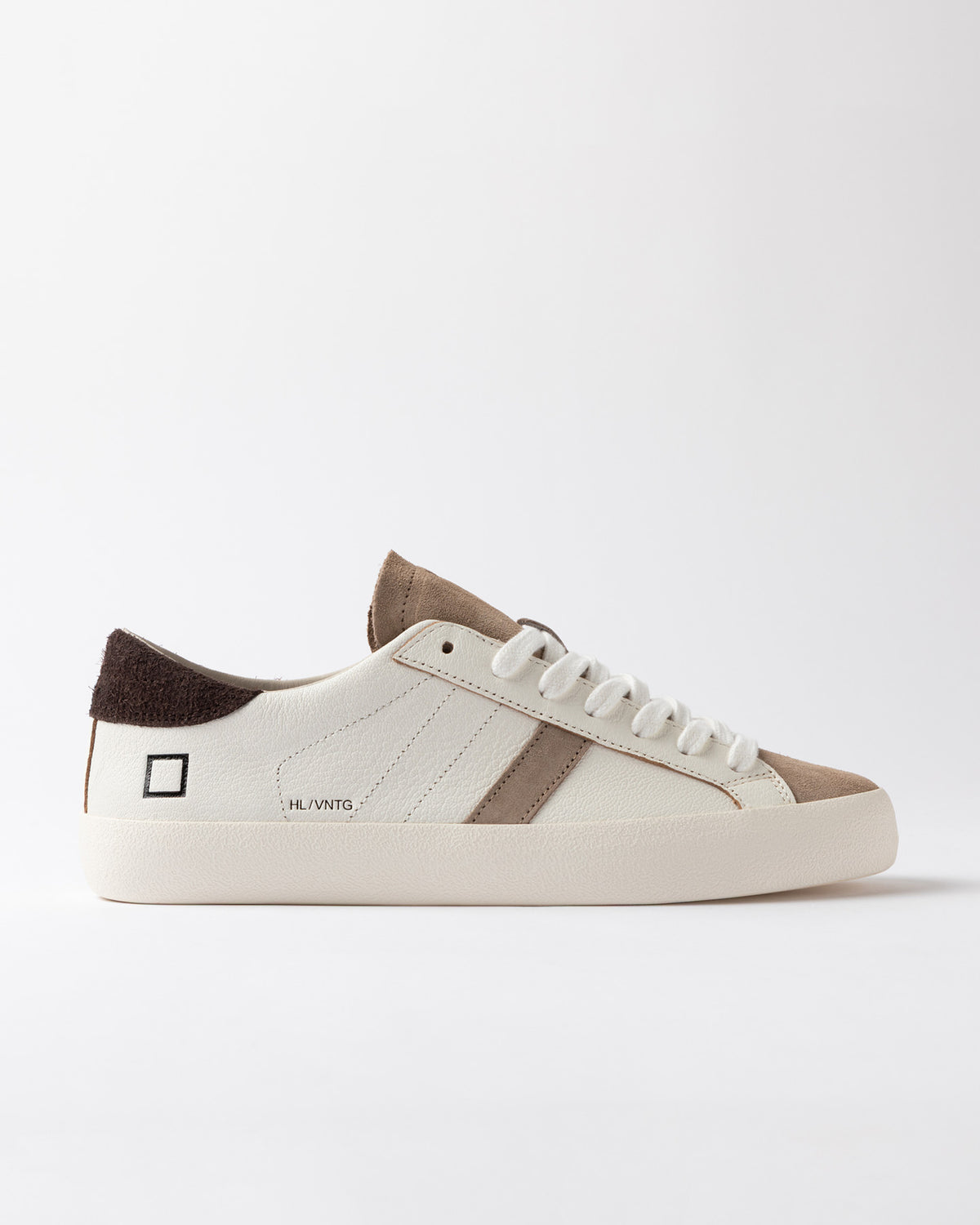 d.a.t.e. scarpa HILL LOW VINTAGE WHITE-BROWN