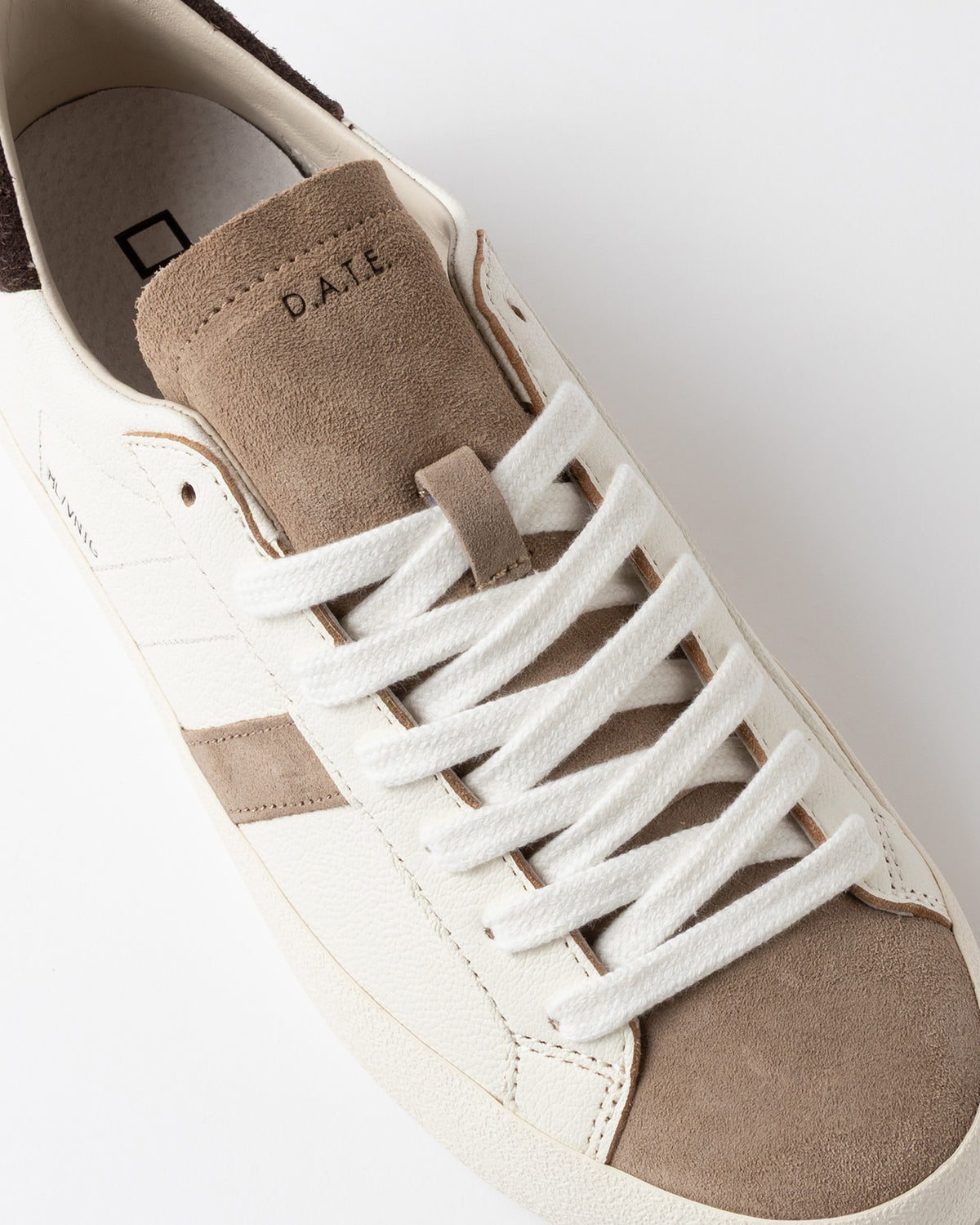 d.a.t.e. scarpa HILL LOW VINTAGE WHITE-BROWN