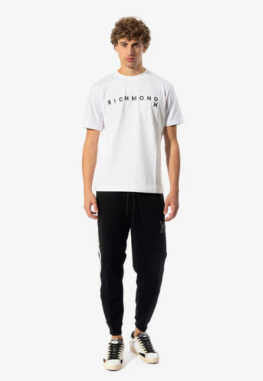 richmond uomo t-shirt olbeli MA24143TS  white
