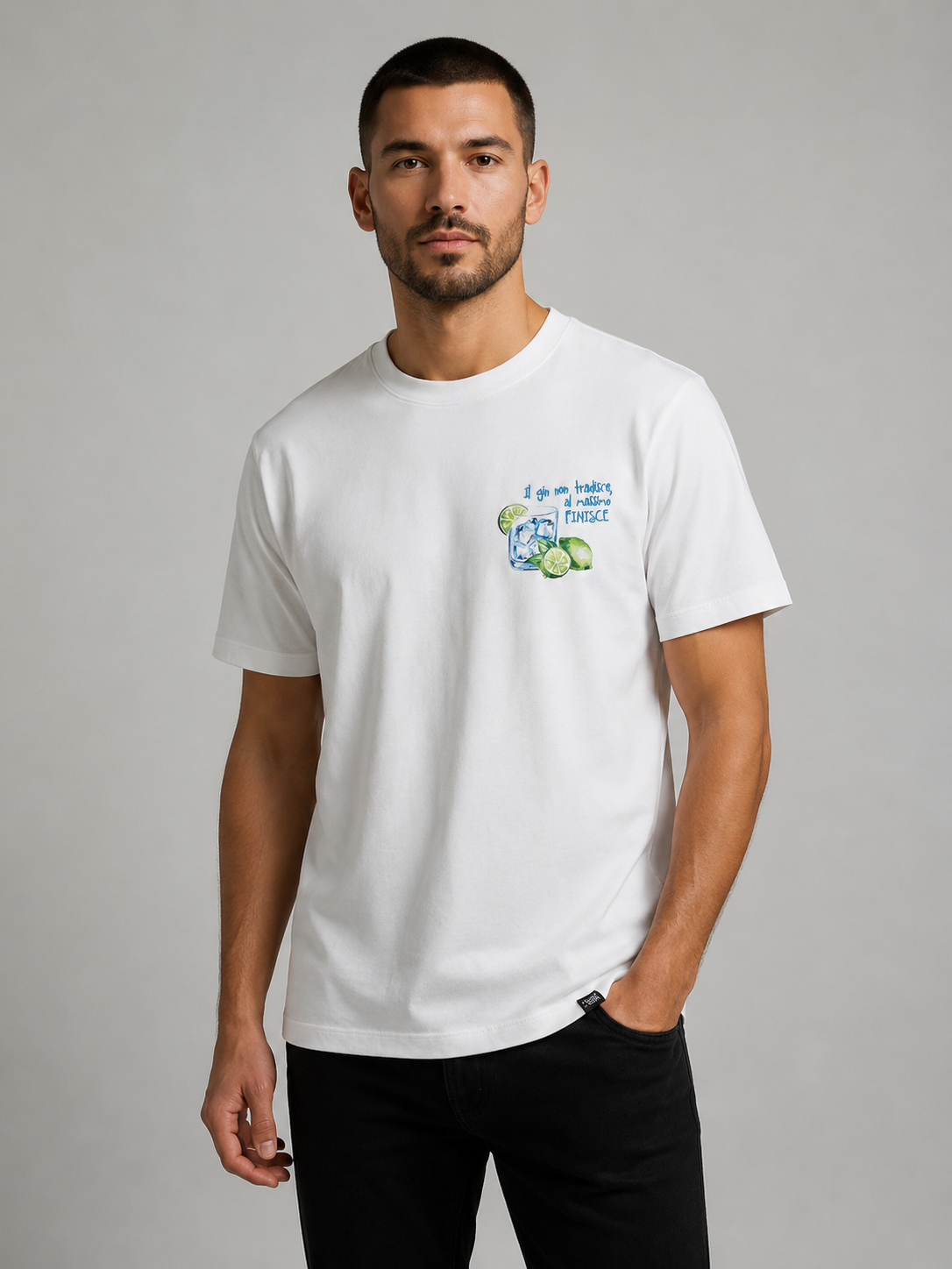 Gold Rush uomo t-shirt Stampa\Ricamo M1TROPI04