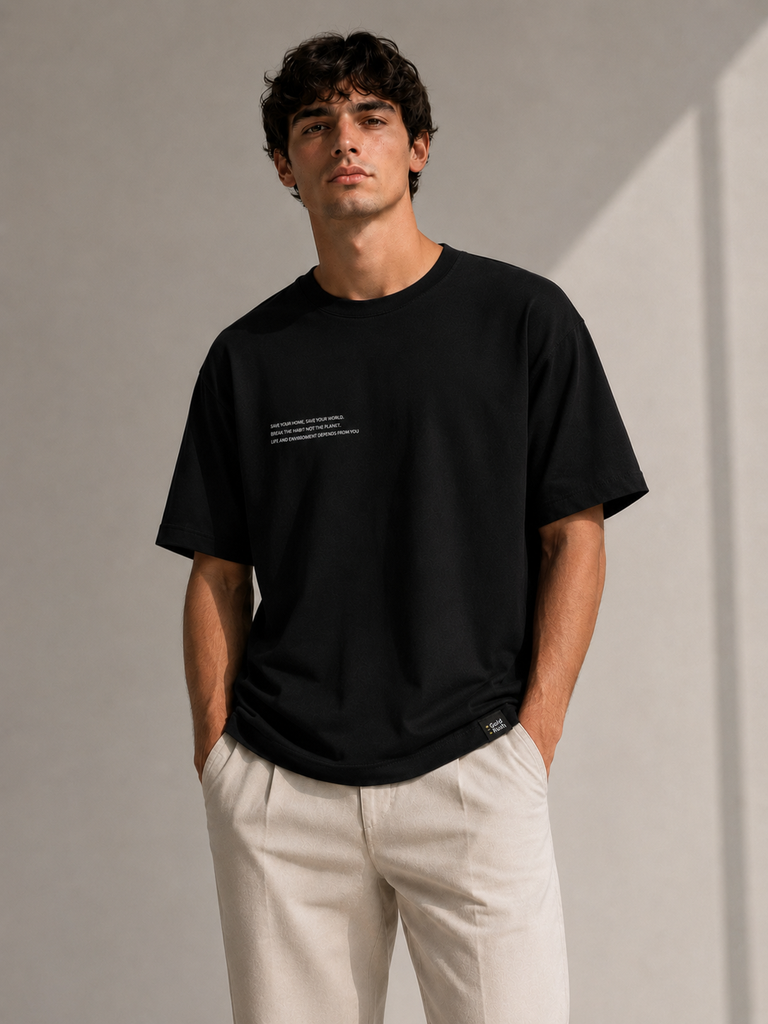 Gold Rush uomo t-shirt Basic Stampa
