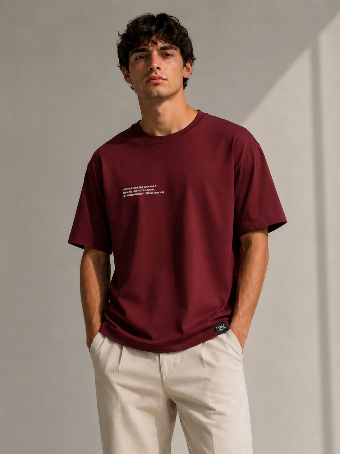 Gold Rush uomo t-shirt Basic Stampa M1ESS56