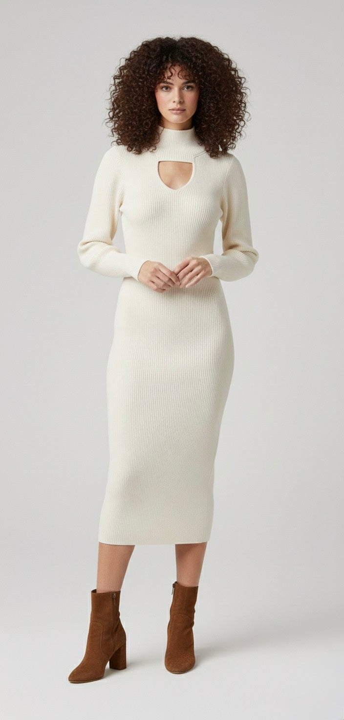 Gold Rush donna abito W4196 PANNA