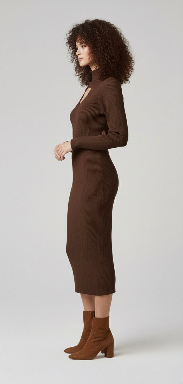 Gold Rush donna abito W4196 MORO