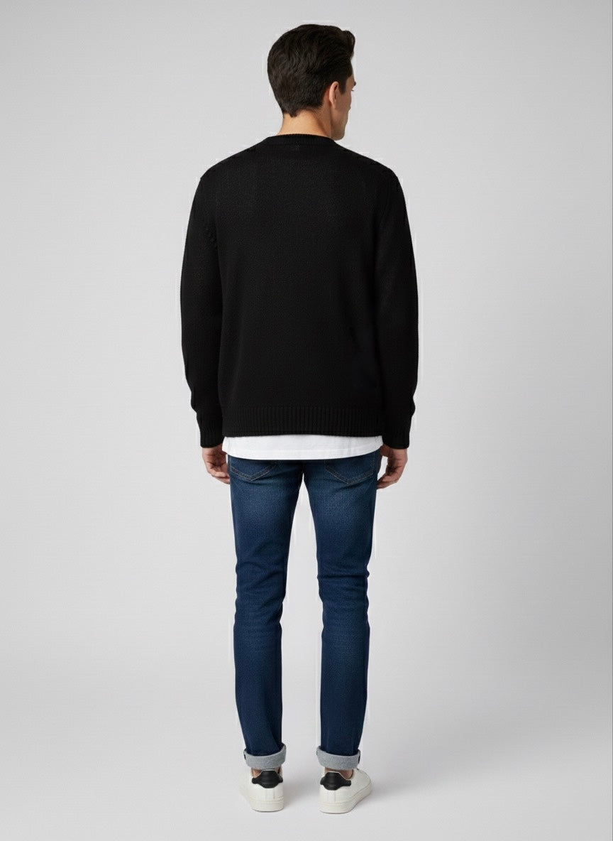 Gold Rush uomo CARDIGAN MA3009GR NERO