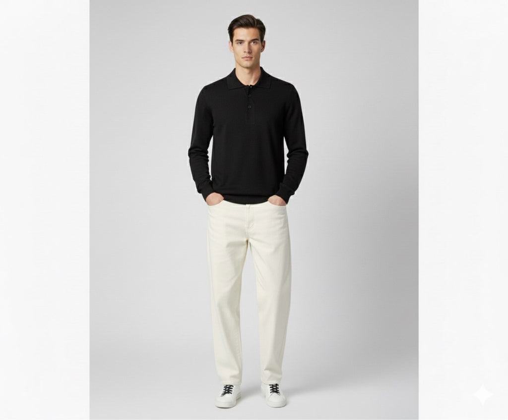 Gold Rush uomo polo A107/GR NERO