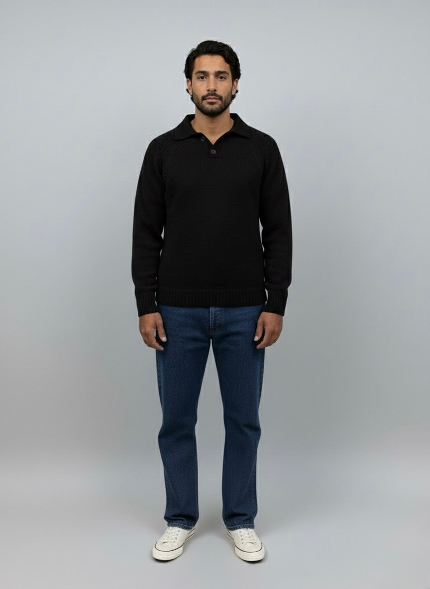 Gold Rush uomo polo MA3002GR NERO