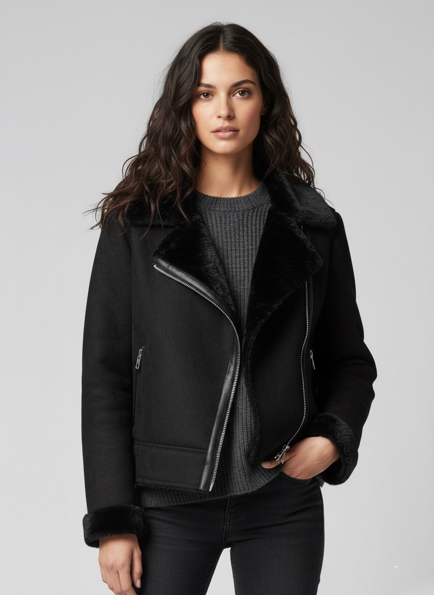 Vicolo donna cappotto TF0090 NERO