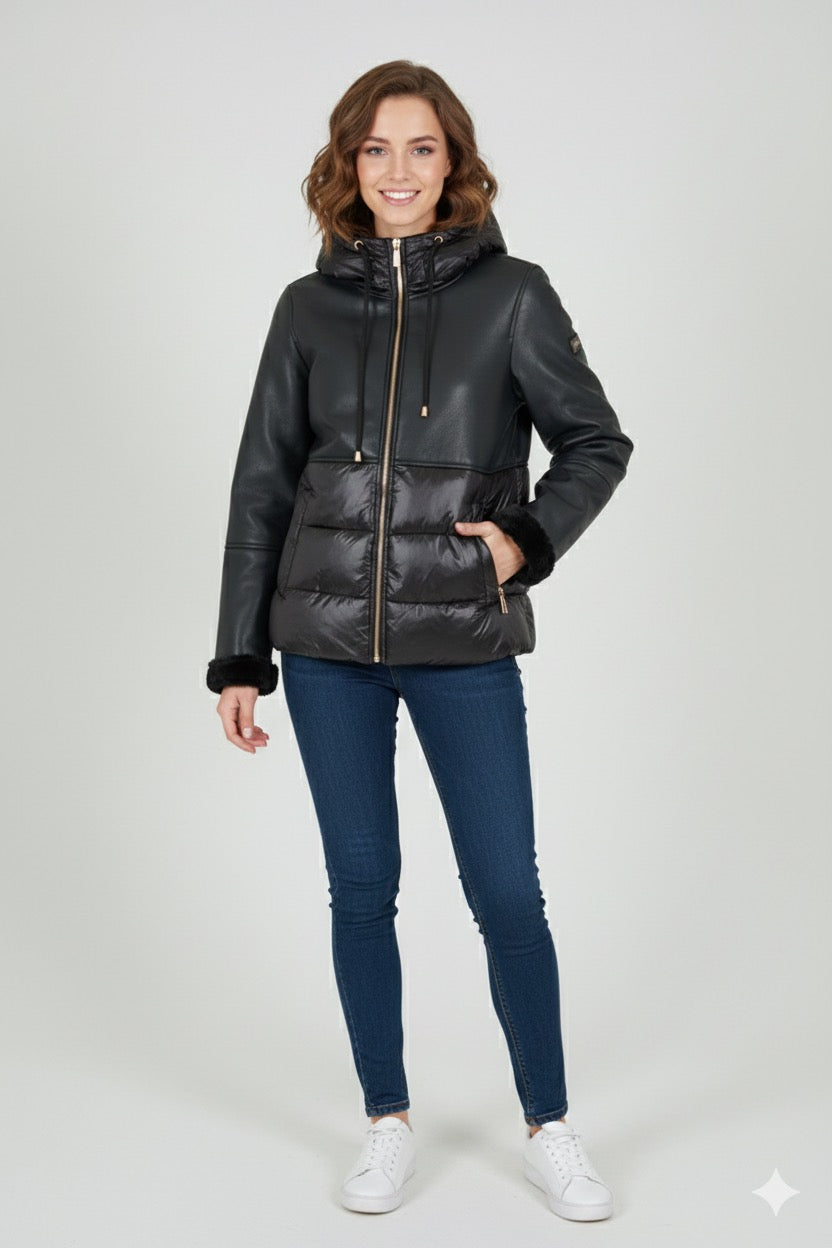 Yes Zee donna giubbino Pu Leather J018GB00 0801